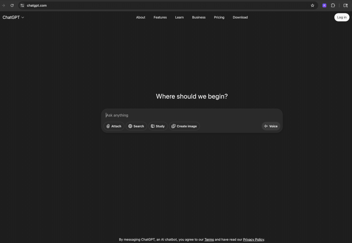 Having a conversation with Claude